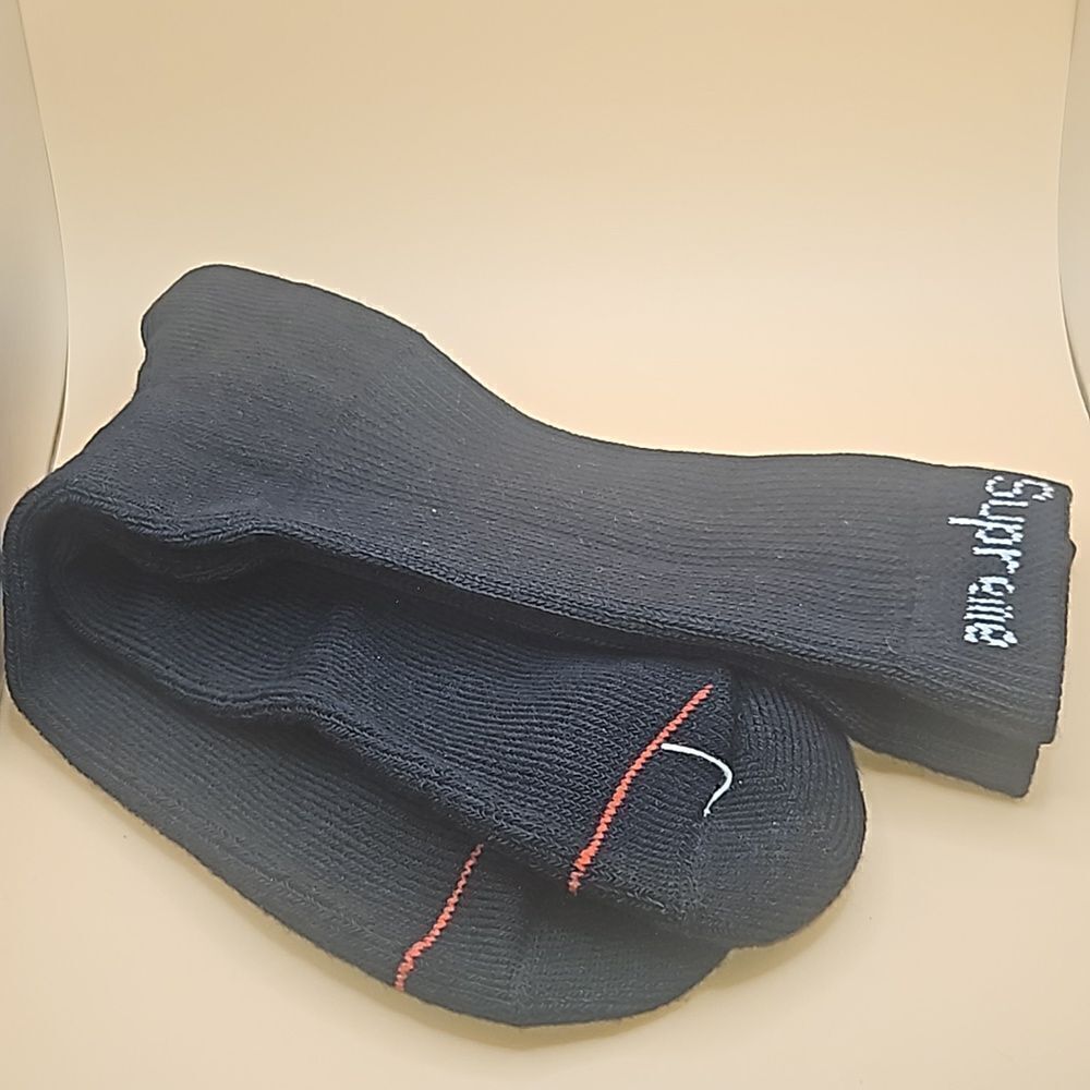 Supreme Black Socks NWOT